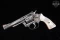 Smith & Wesson (S&W) Model 63 K-22 Masterpiece Stainless Engraved .22 LR Stainless Steel in Very Good Condition Image 2
