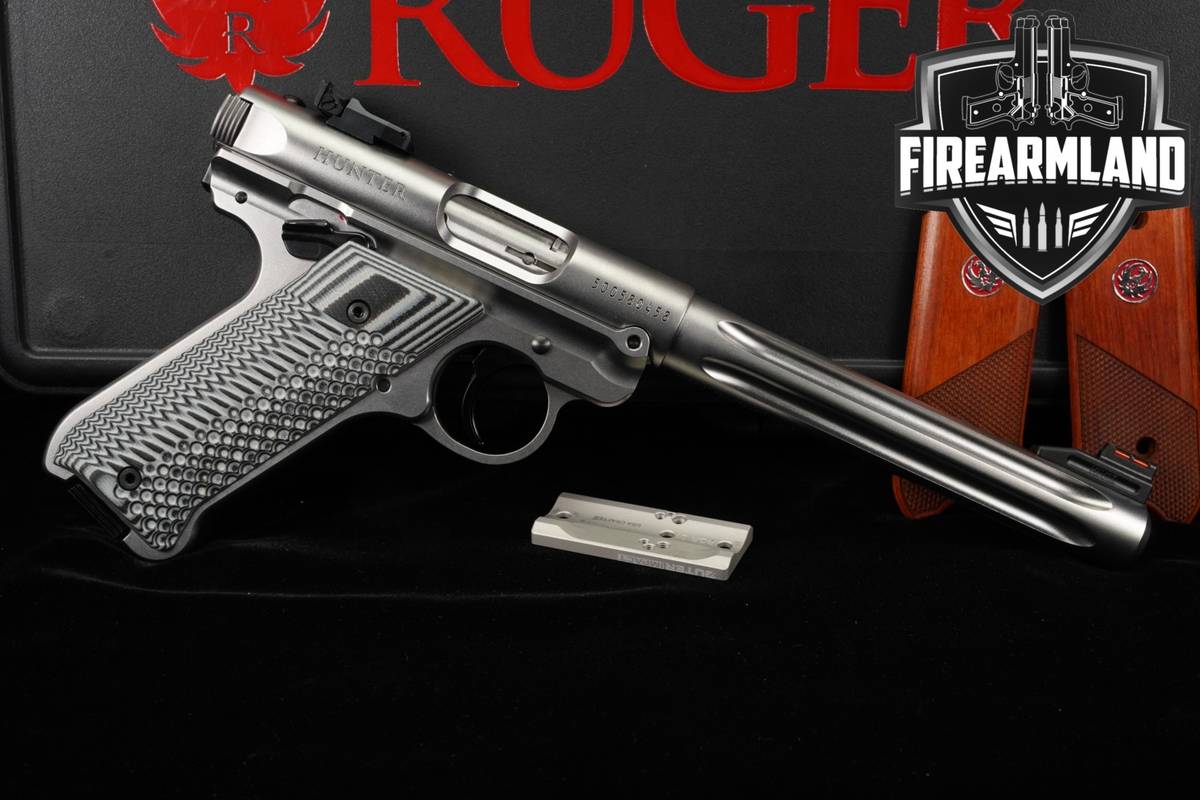 Ruger Mark IV Hunter 22LR 6.88" Satin Stainless MKIV MK 4 +ORIG CASE