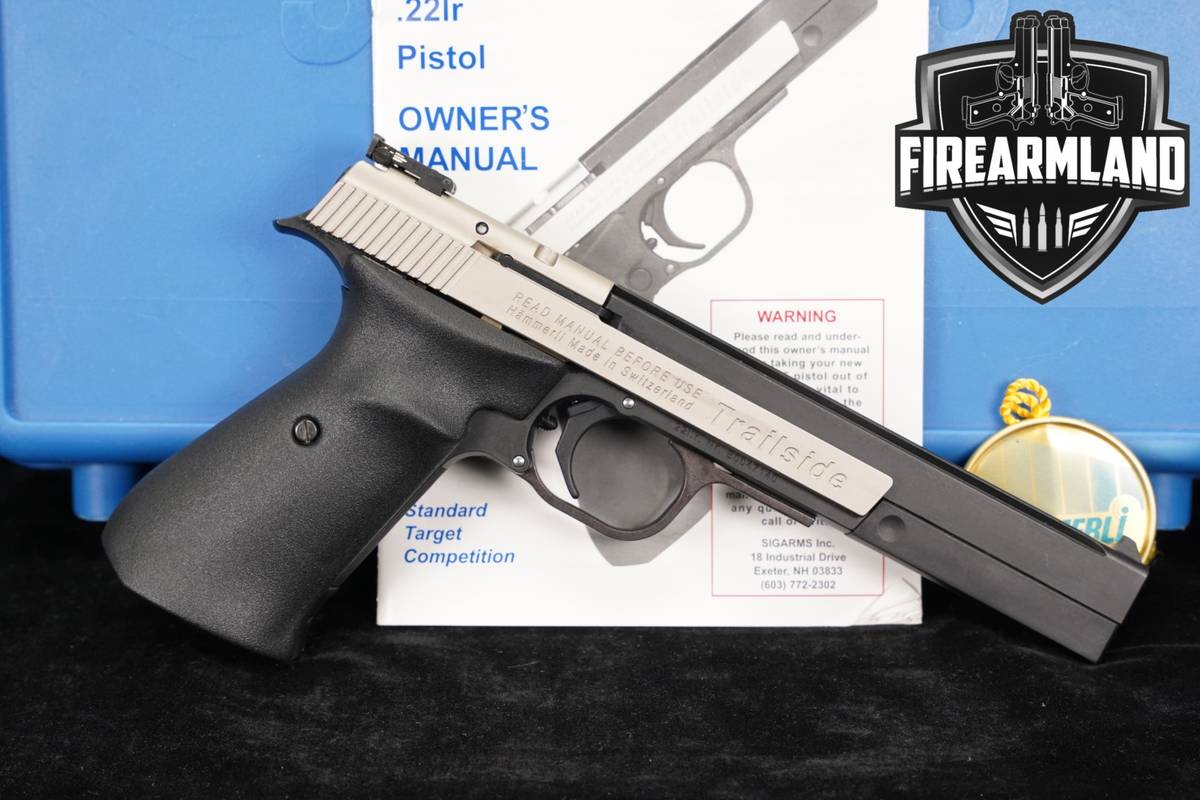 Hammerli Trailside Target 22LR 5.8 Two-Tone Stainless SWISS +ORIG CASE