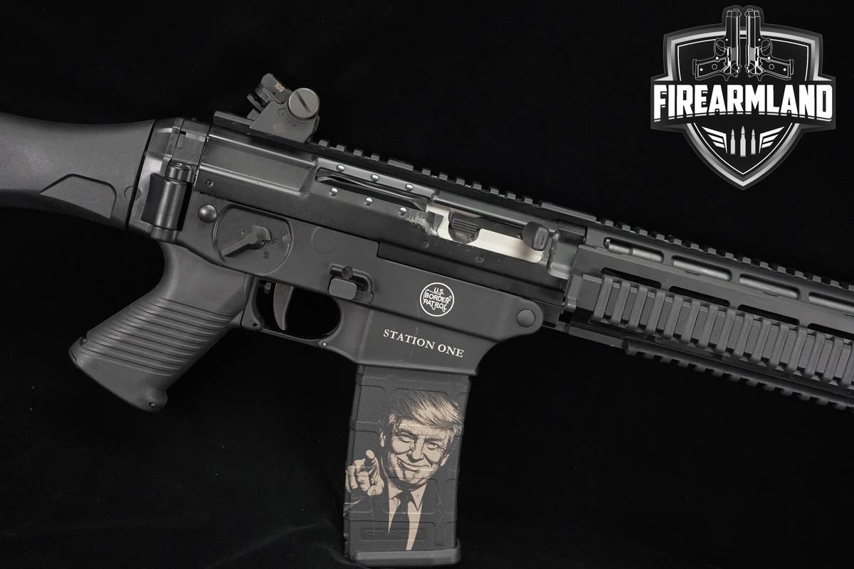 BORDER PATROL ENGRAVED Sig Sauer 556 Classic SWAT 5.56 NATO 16 SIG556