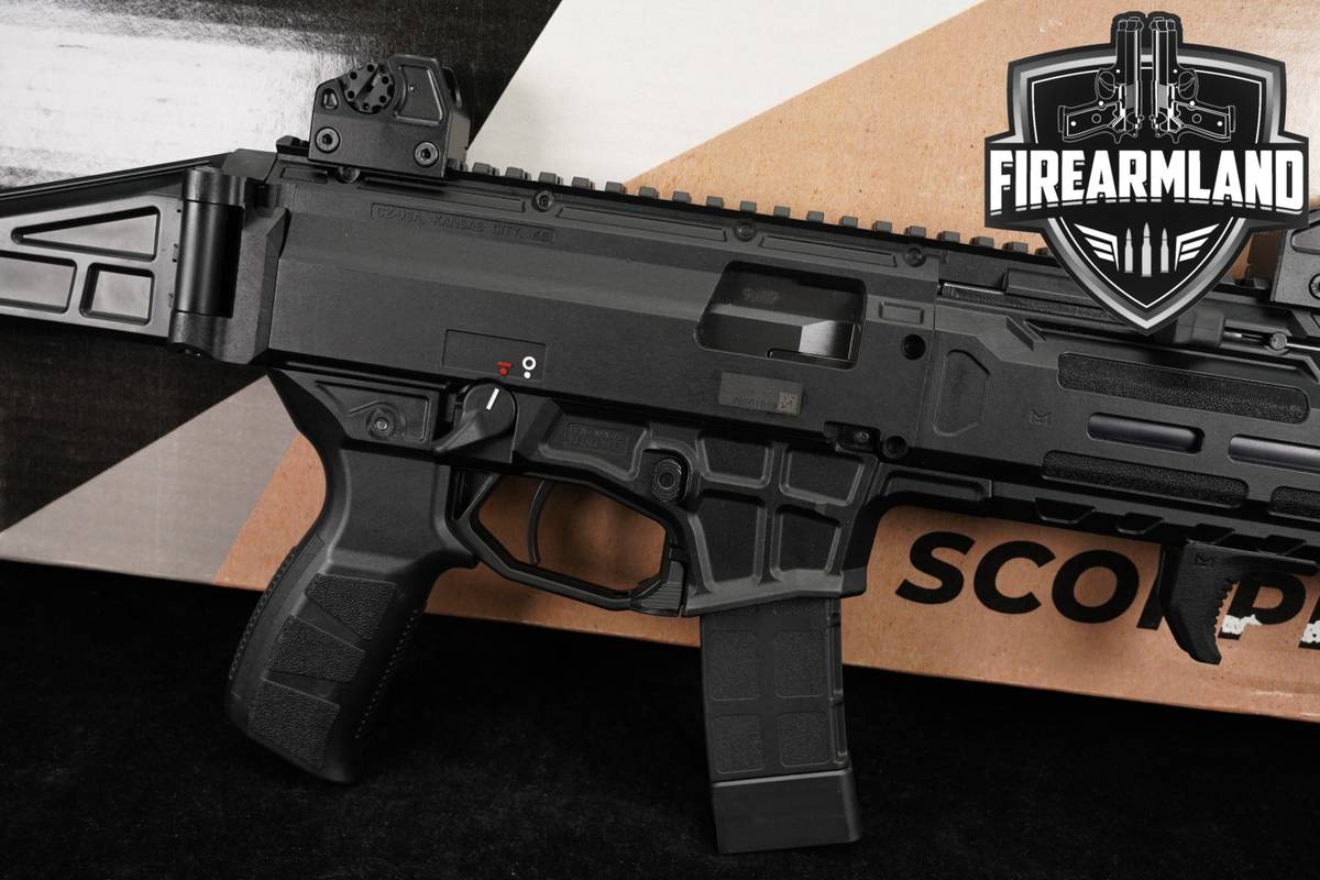 CZ Scorpion 3+ Pistol 9mm 8" THREADED, TIMNEY TRIGGER +2 MAGS & ORIG BOX