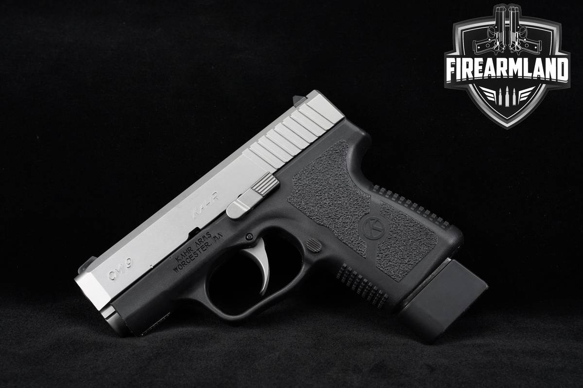 Kahr Arms CM9 9mm 3.1" Two-Tone Stainless CM-9 +3 MAGS & ORIG BOX