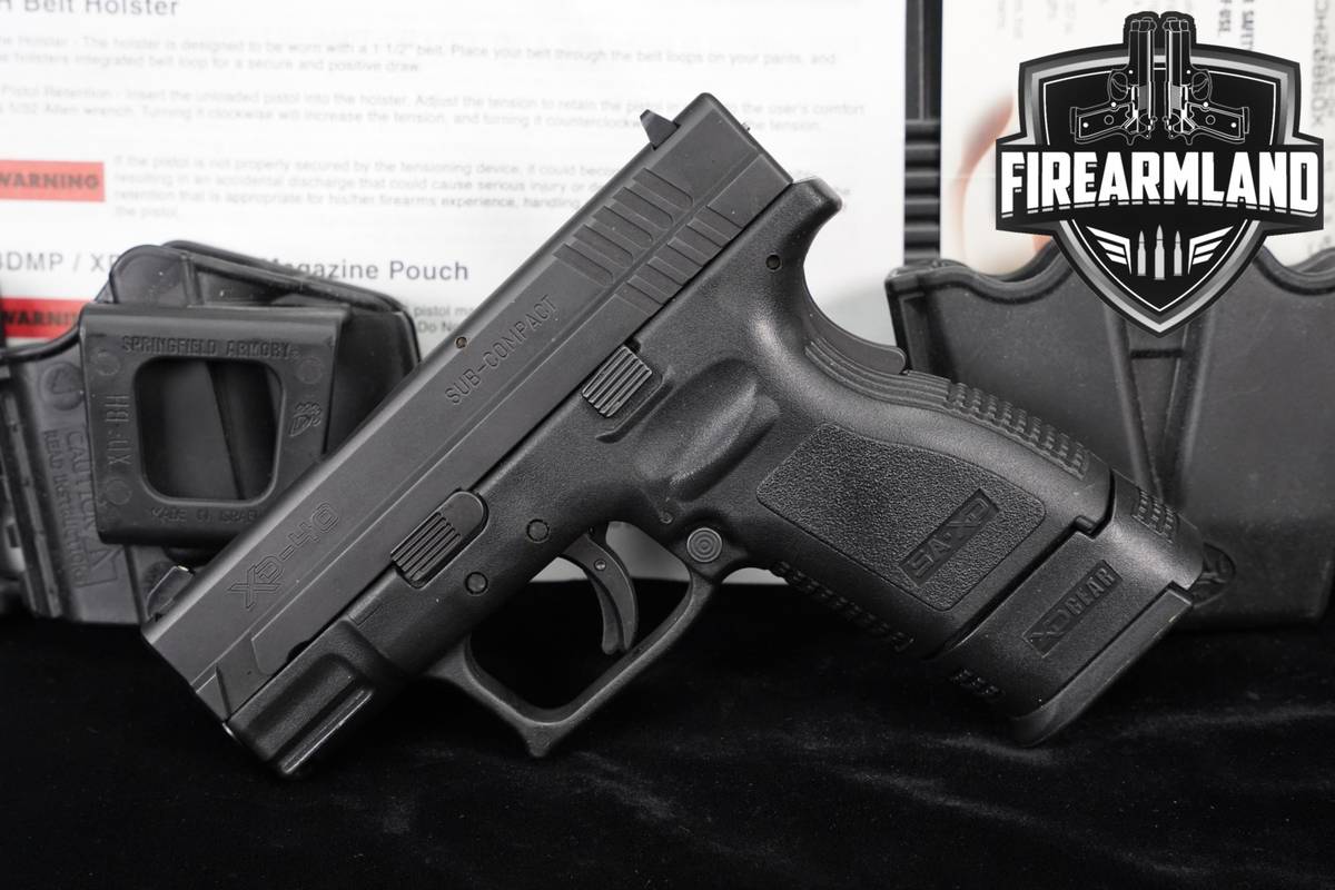 Springfield Armory XD-40 Sub-Compact 40S&W XD40 +ORIG CASE & HOLSTER
