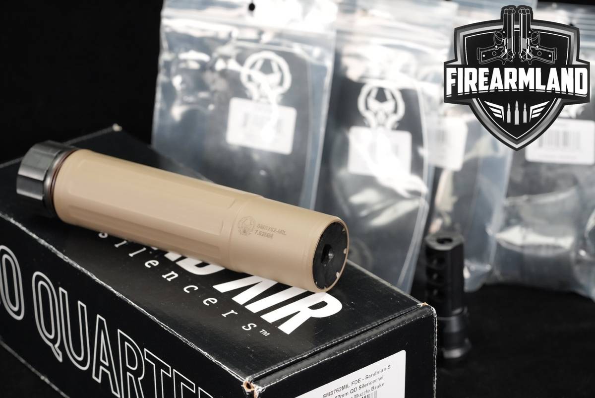 Dead Air Silencers Sandman S FDE SMS762-MIL 7.62 mm Suppressor +ORIG BOX