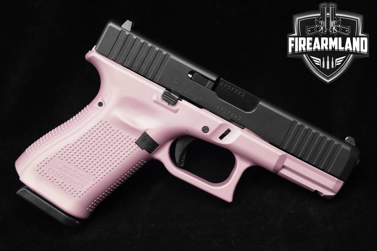 LIKE-NEW Glock 19 Gen5 Apollo Custom Pink Champagne 9mm 4.02" Glock +3 MAGS