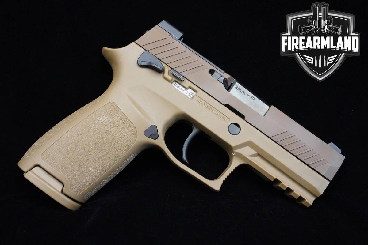 Sig Sauer P320 M18 9mm 3.9" Coyote Tan Sig-Sauer P320-M18 3MAGS & ORIG CASE