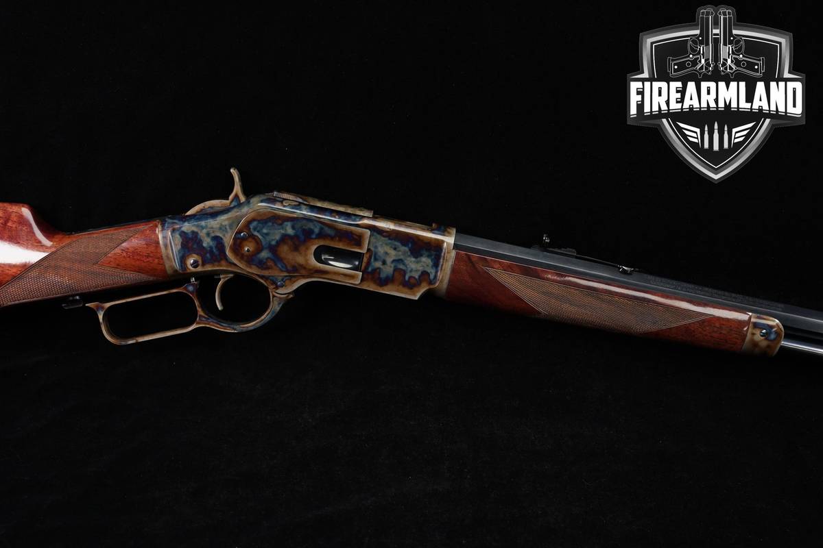 LIMITED Winchester Model 1873 Short Rifle Deluxe Grade Navy 45 Colt