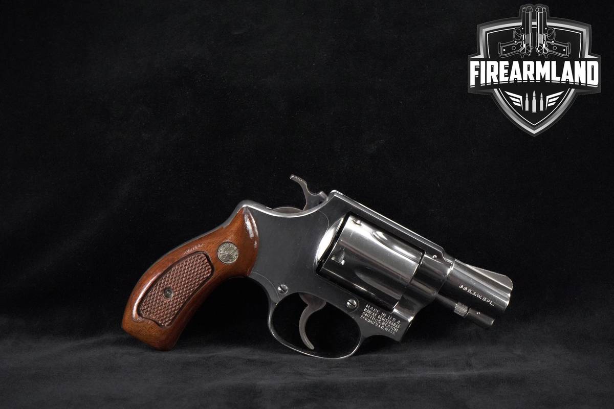 1973 Smith & Wesson Model 36 Chiefs Special 38-Special 2" Nickel S&W 36
