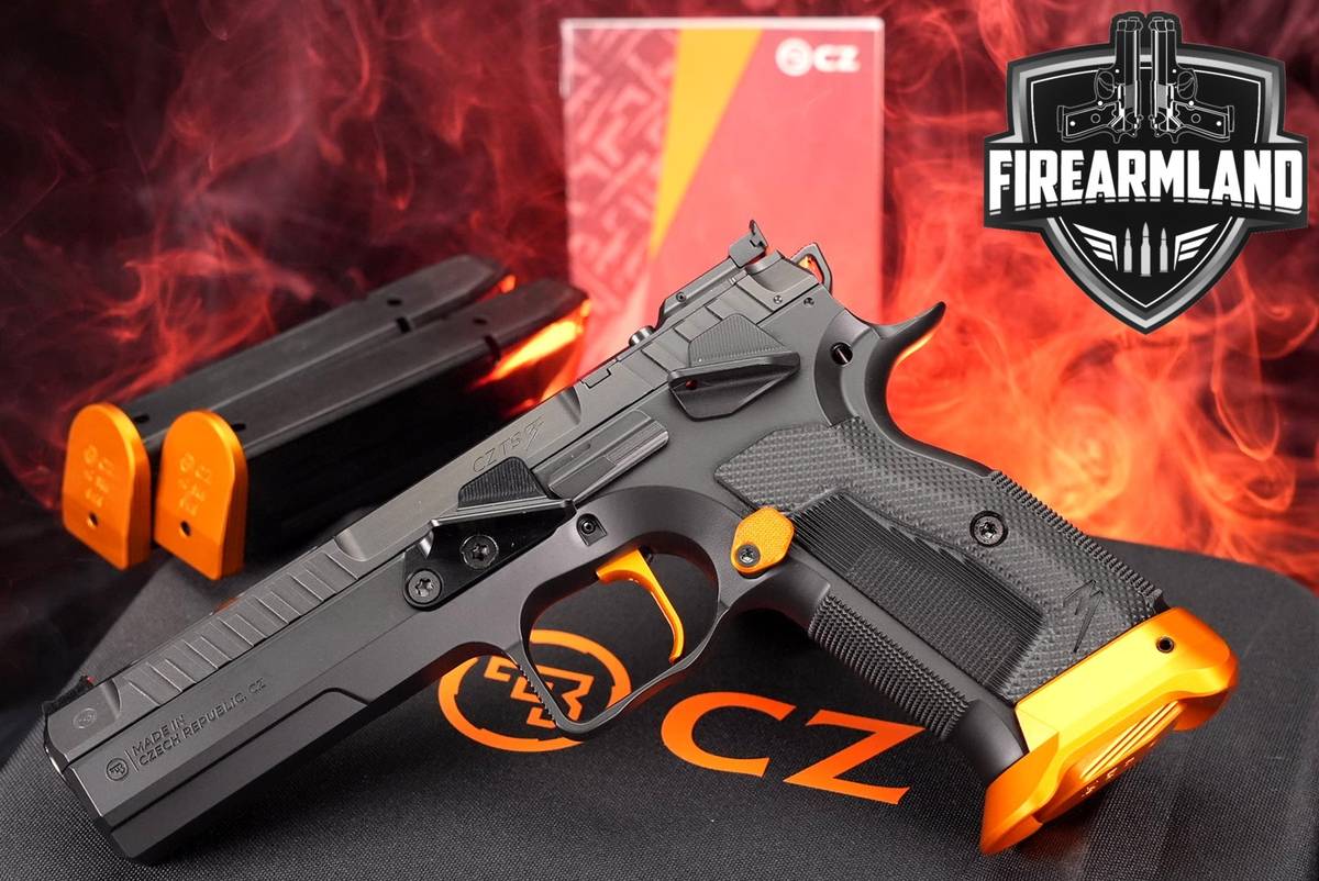 DESIRED CZ TS 3 Orange 9mm 5.24" TS3 +THREE MAGS & ORIG CASE