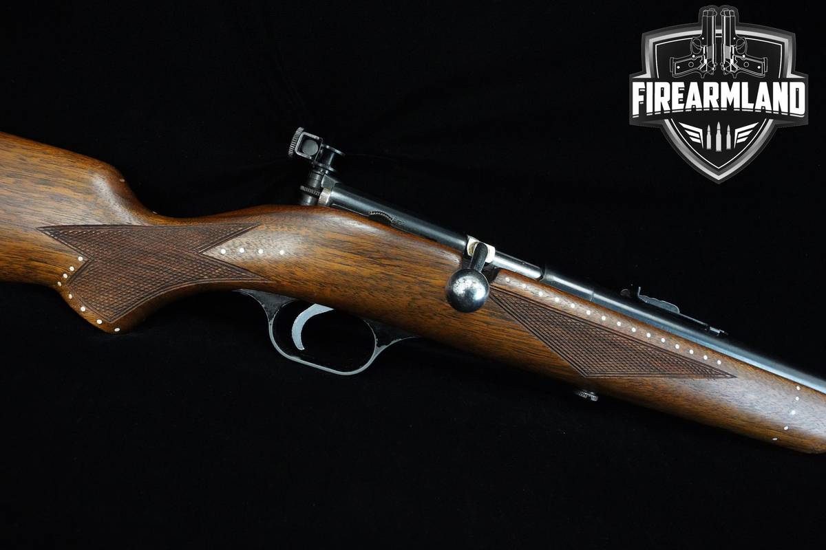 Pre-1968 Savage Arms Model 3D 22 S/L/LR 21" Blued Savage 3D 3-D TARGET