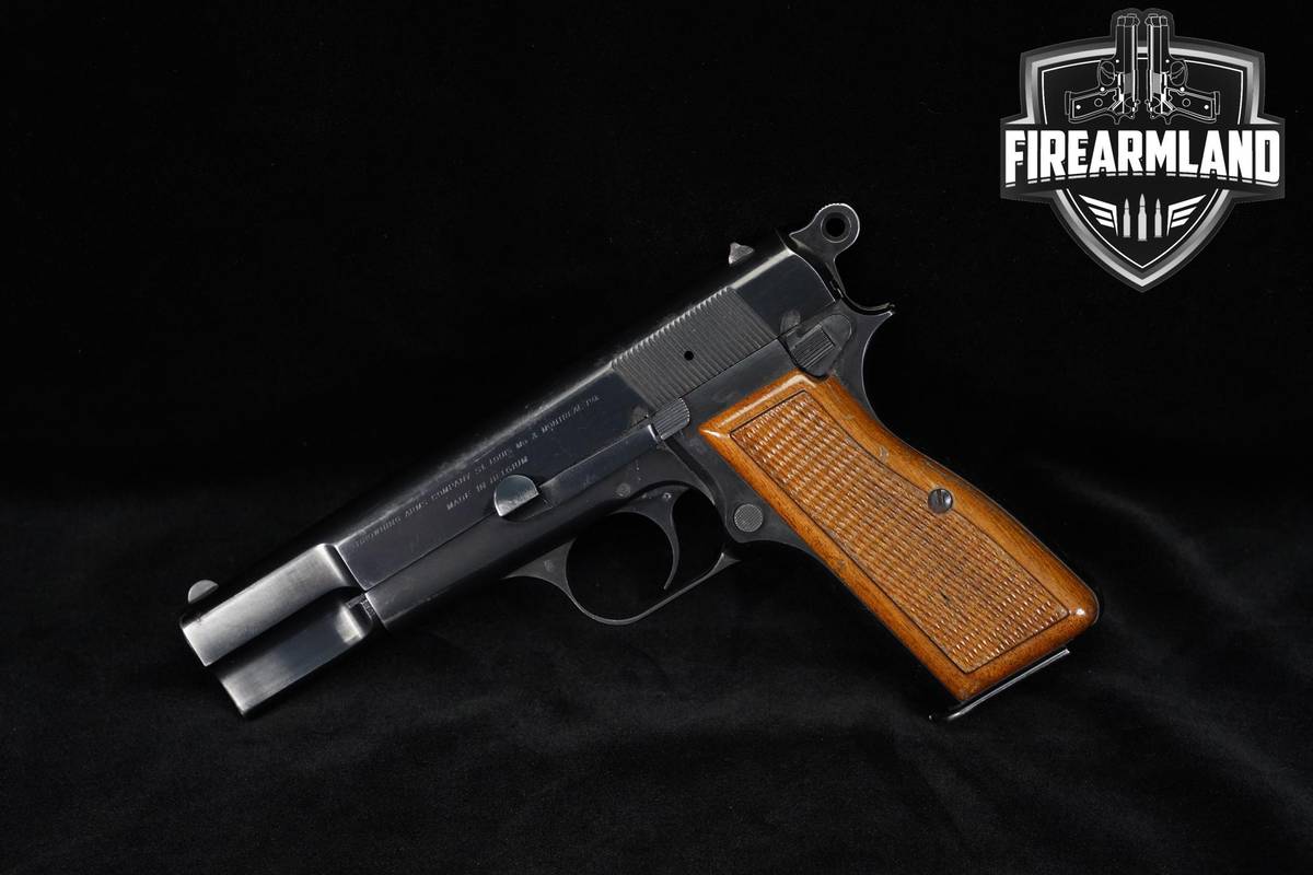 1969 FN Browning Hi-Power C-Series 9mm 4.625" Blued HiPower