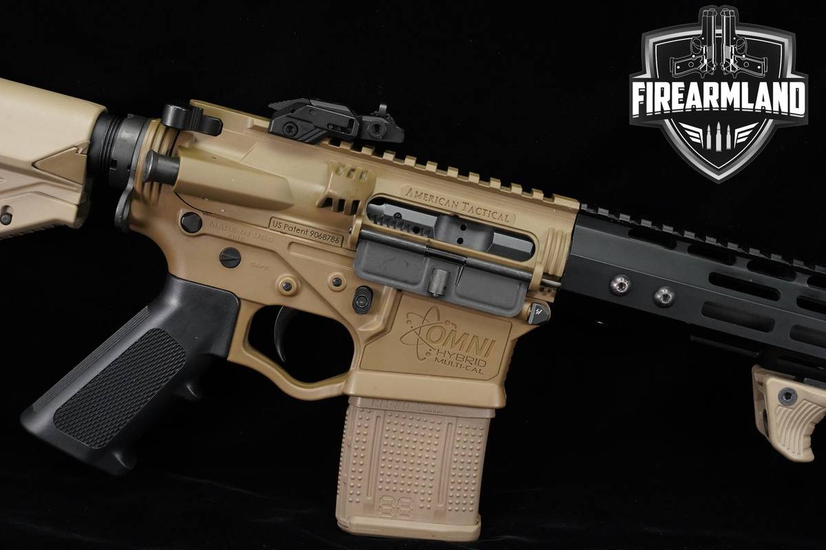 American Tactical Omni Hybrid 5.56 NATO AR-15 AR15 16" +2 MAGS & SCABBARD