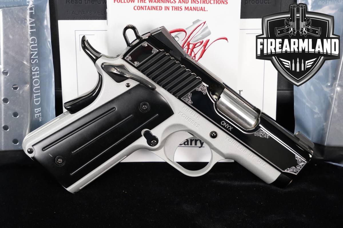 Kimber Ultra II Onyx SPECIAL EDITION 9mm 1911 3 +THREE MAGS & ORIG CASE