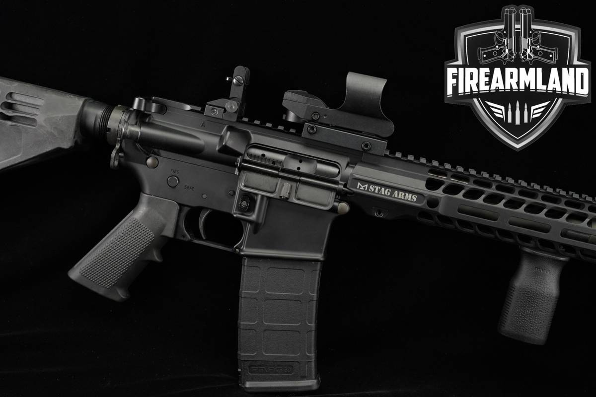 Stag Arms AR-15 5.56 NATO AR15 14.5" BRACE +OPTICS, MAGPUL MVG GRIP