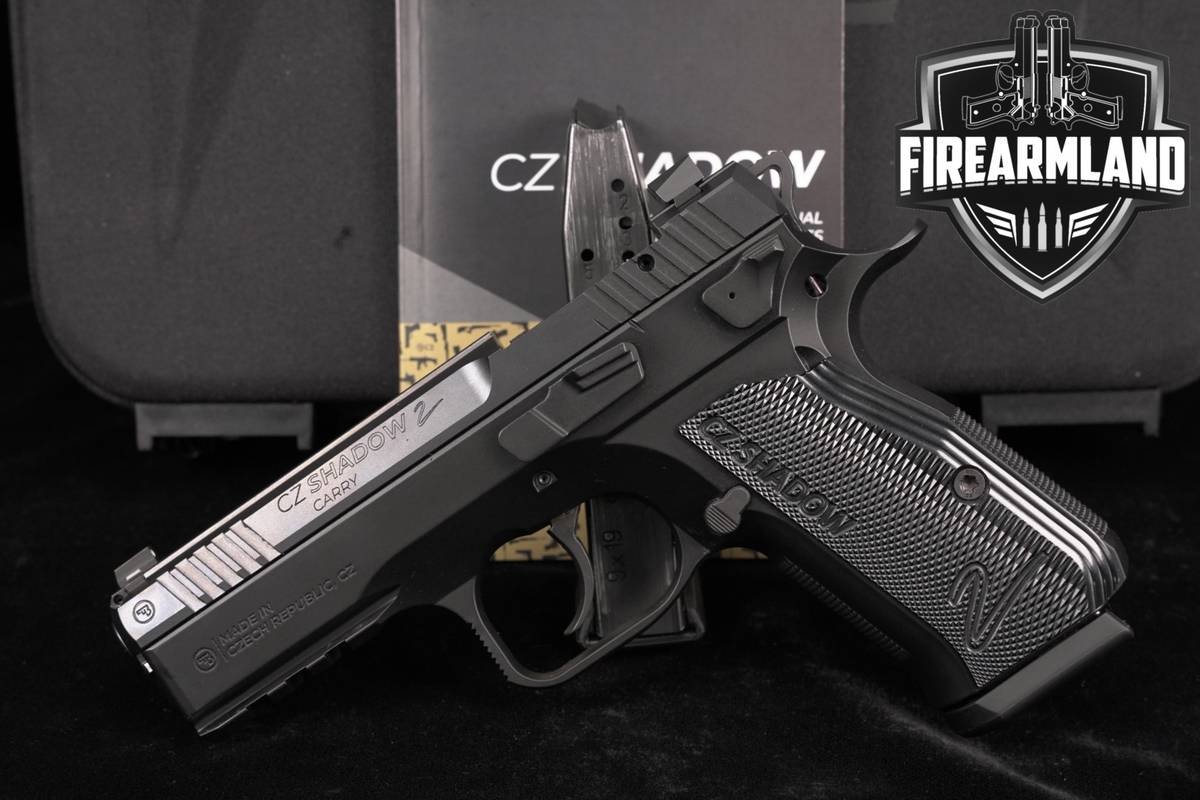 CZ Shadow 2 Carry 9mm Optics-Ready 4" Shadow2 +TWO MAGS & ORIG CASE