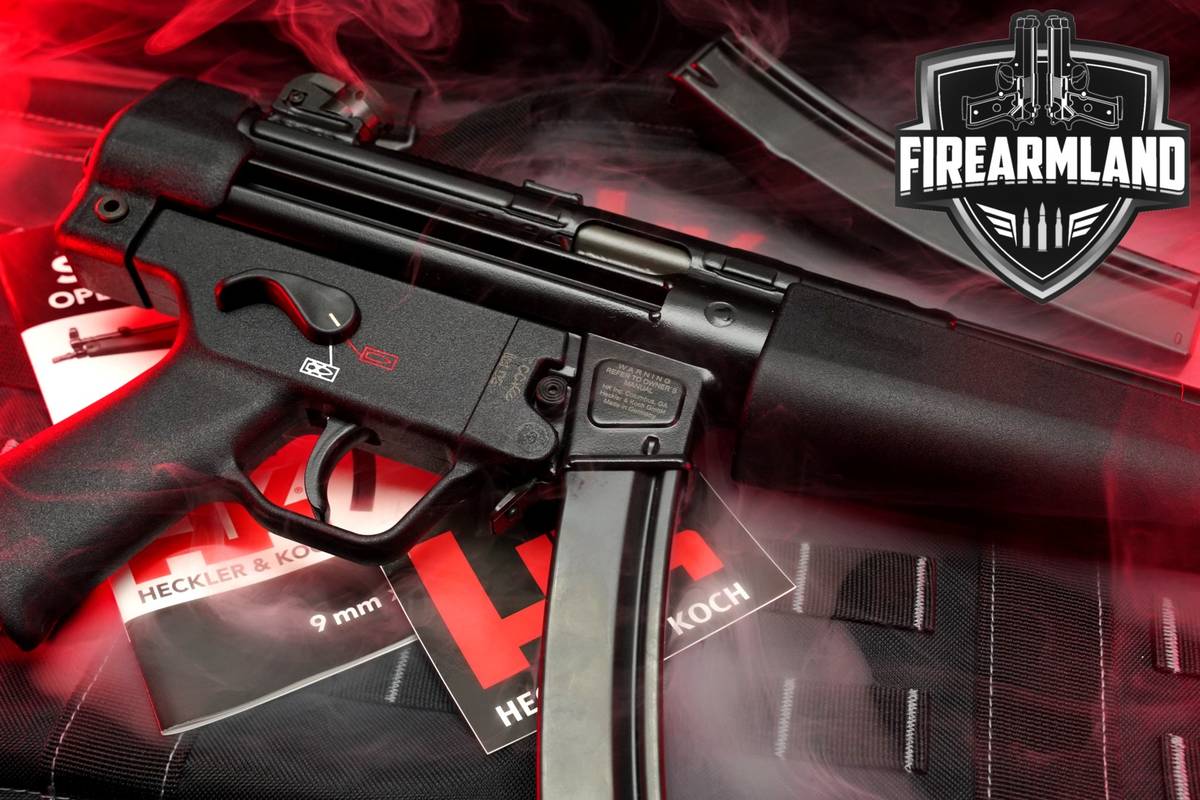 Heckler & Koch HK SP5 9mm 8.86" MP5 Black & Synthetic +2 MAGS & ORIG CASE