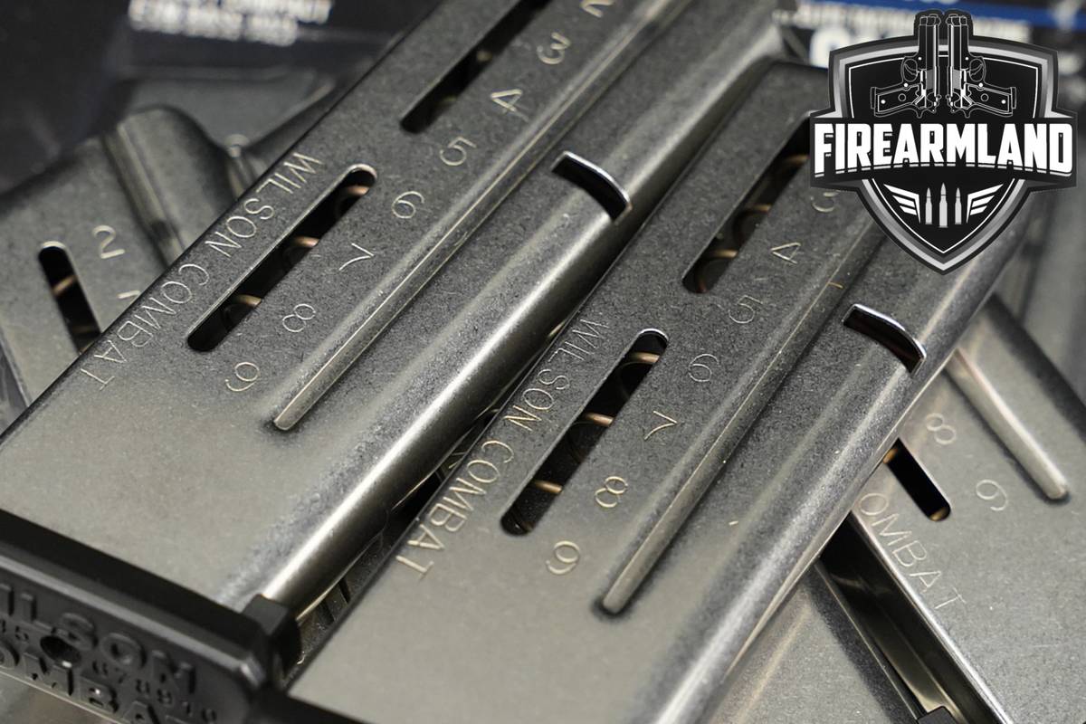 Wilson Combat (WC) EIGHT (8) Elite Tactical Compact 1911 9 Round Magazines