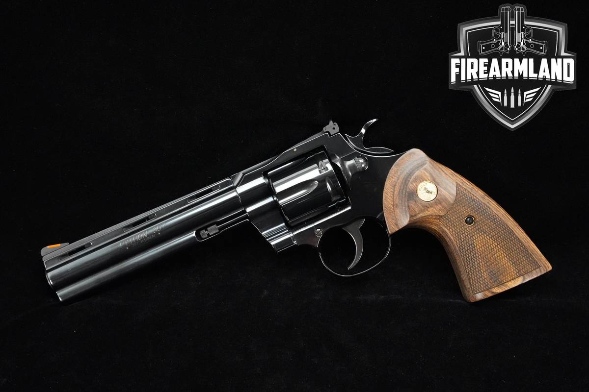 BLUED Colt Python Gen-2 357 Magnum 6" +ORIG CASE