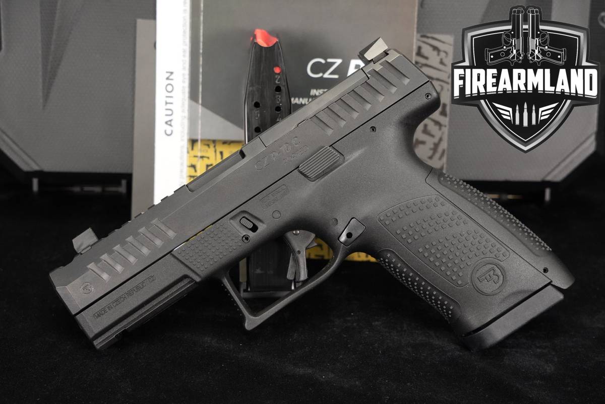 CZ P-10 C Ported 9mm Optics-Ready 4" P10C P10 +2 MAGS, ORIG CASE