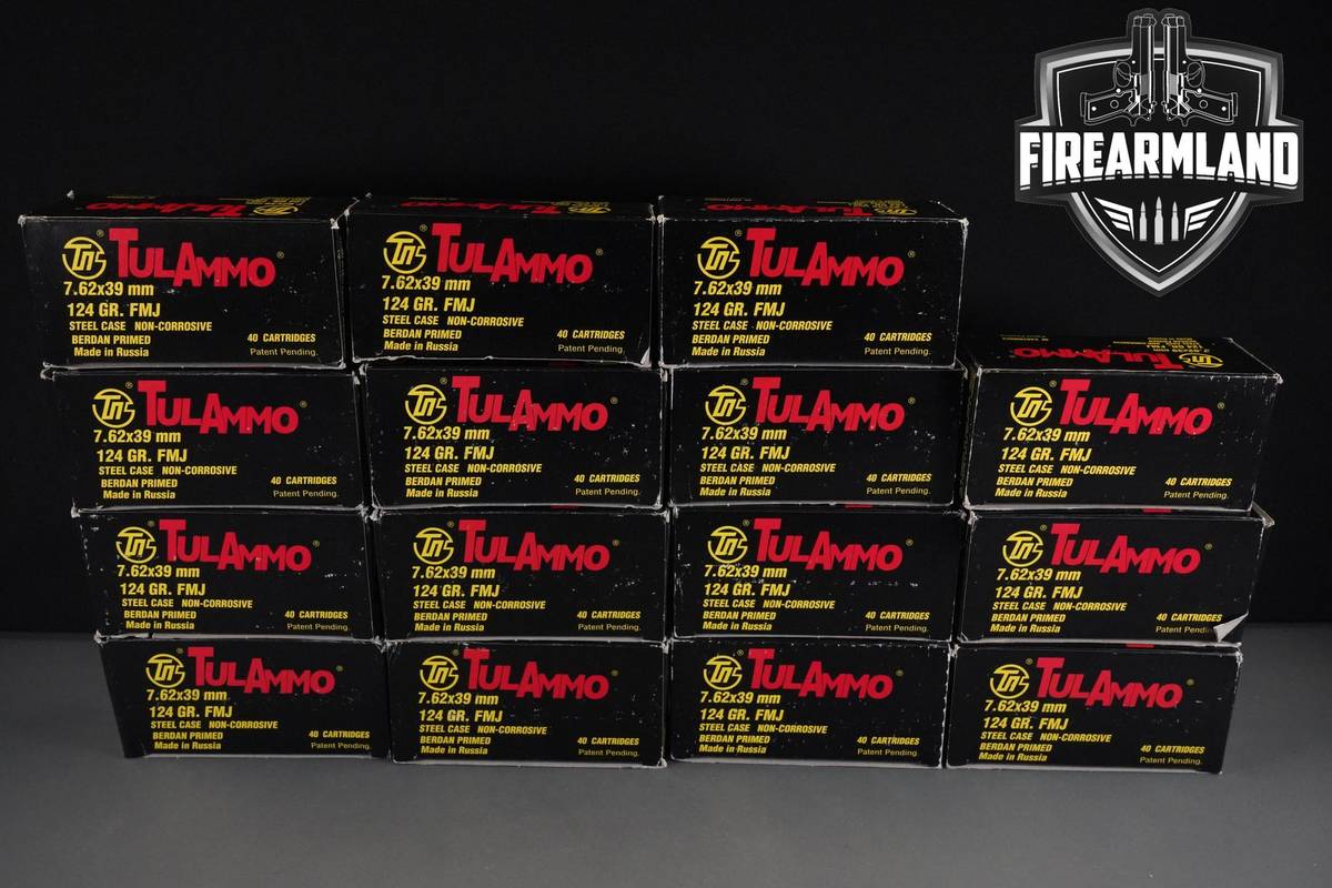 7.62x39 Ammo 7.62x39 Ammunition 600 ROUNDS