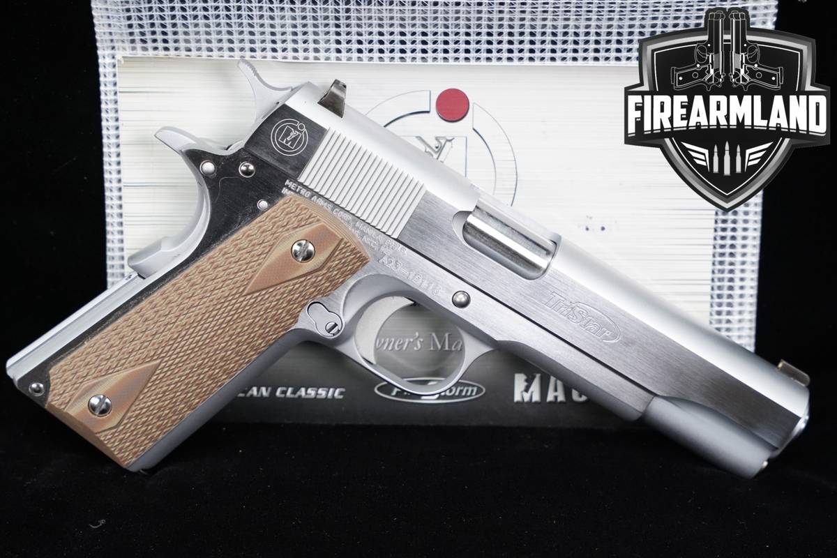 Metro Arms Corp MAC American Classic Government 9mm 1911 5 Stainless Pistol
