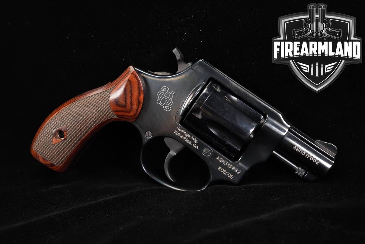 Heritage Manufacturing Roscoe 38 Special +P Rated 2" Blued DA/SA