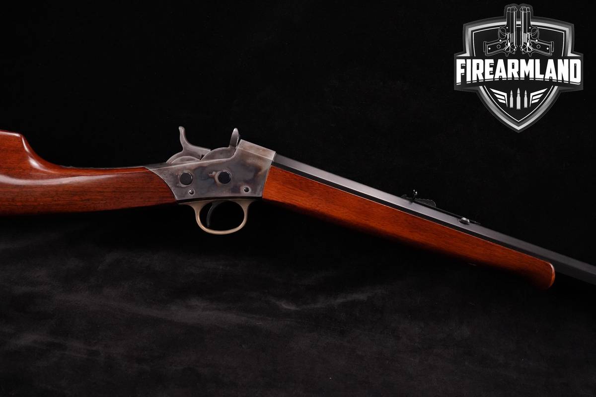 A Uberti 1871 Baby Rolling Block Rifle 22LR 26" Color Case-Hardened