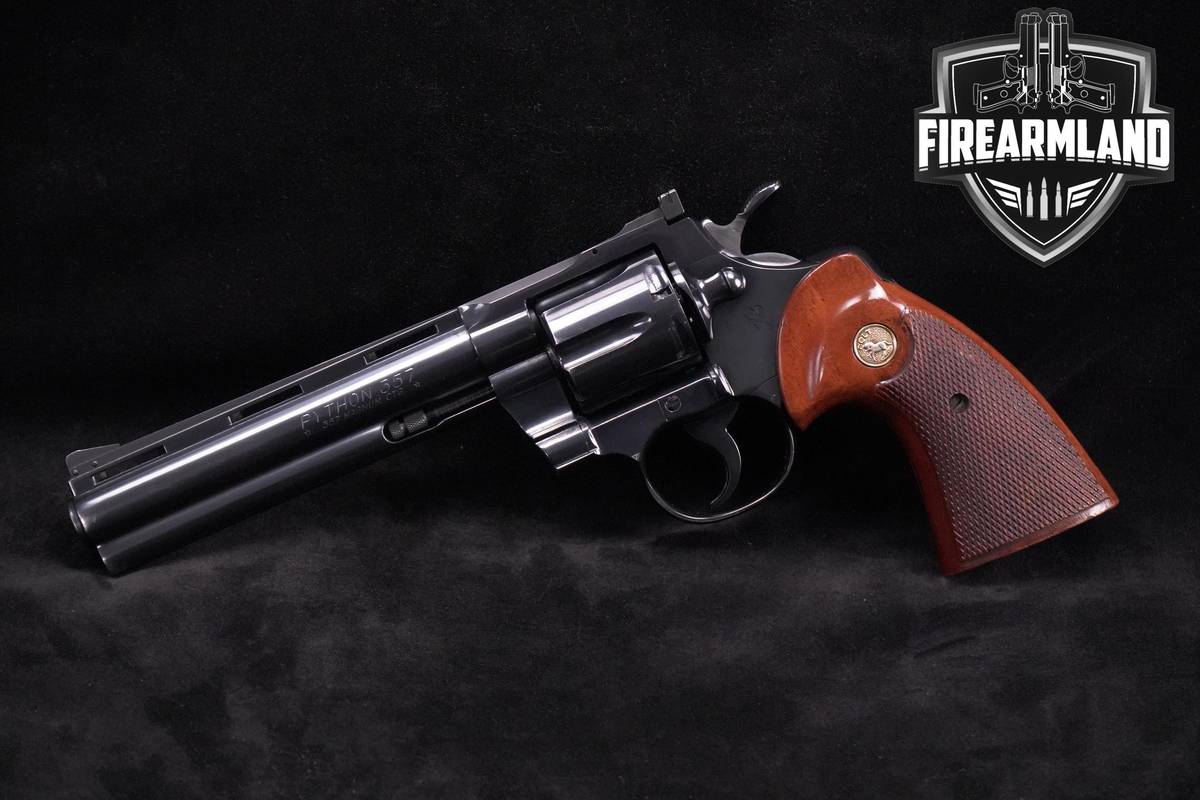 VINTAGE 1967 Colt Python 357-Magnum 6" Blued DA/SA