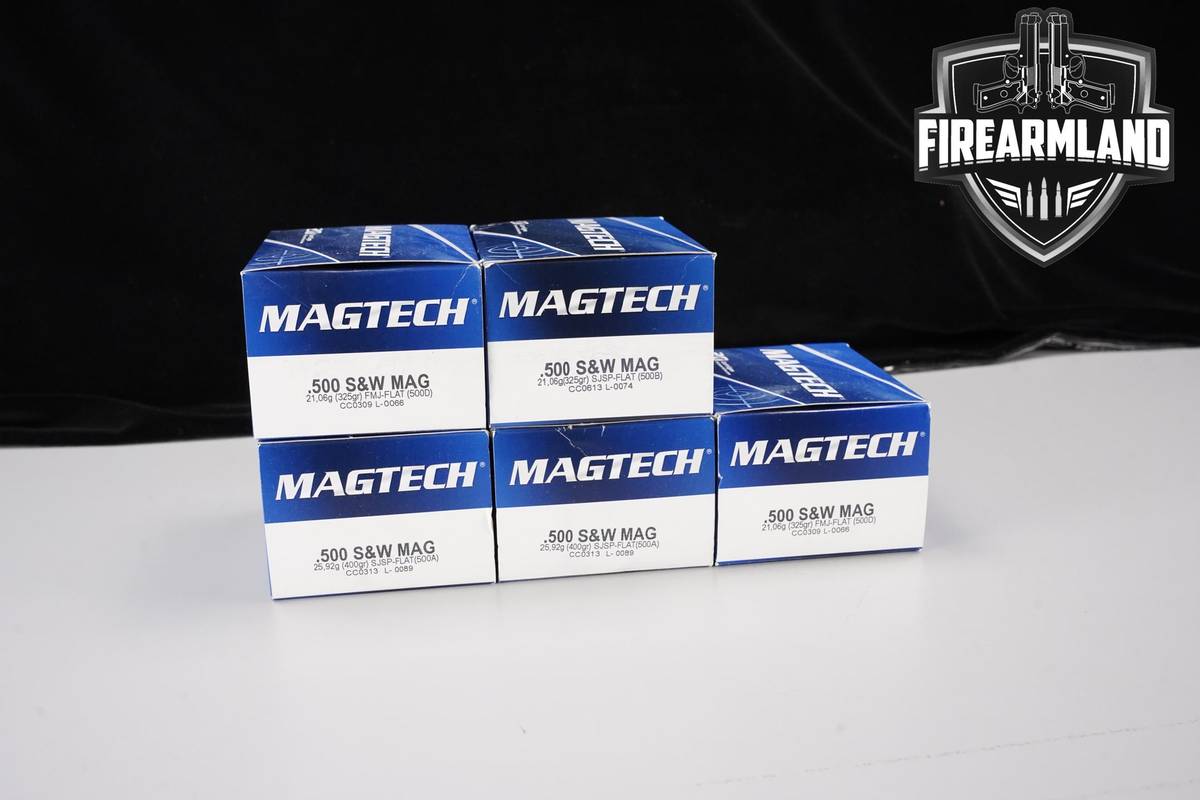 100 RDS! 500 S&W Magnum Ammo