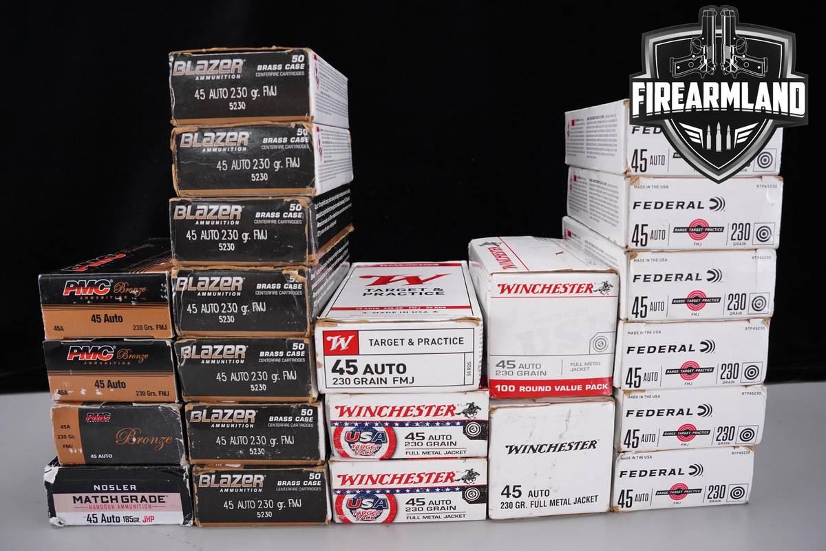 1150 RDS! 45 ACP Ammo 45ACP