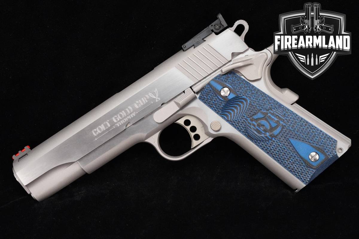 Colt Government Model Gold Cup Trophy Lite 45-ACP 1911-A1 5" +ORIG CASE