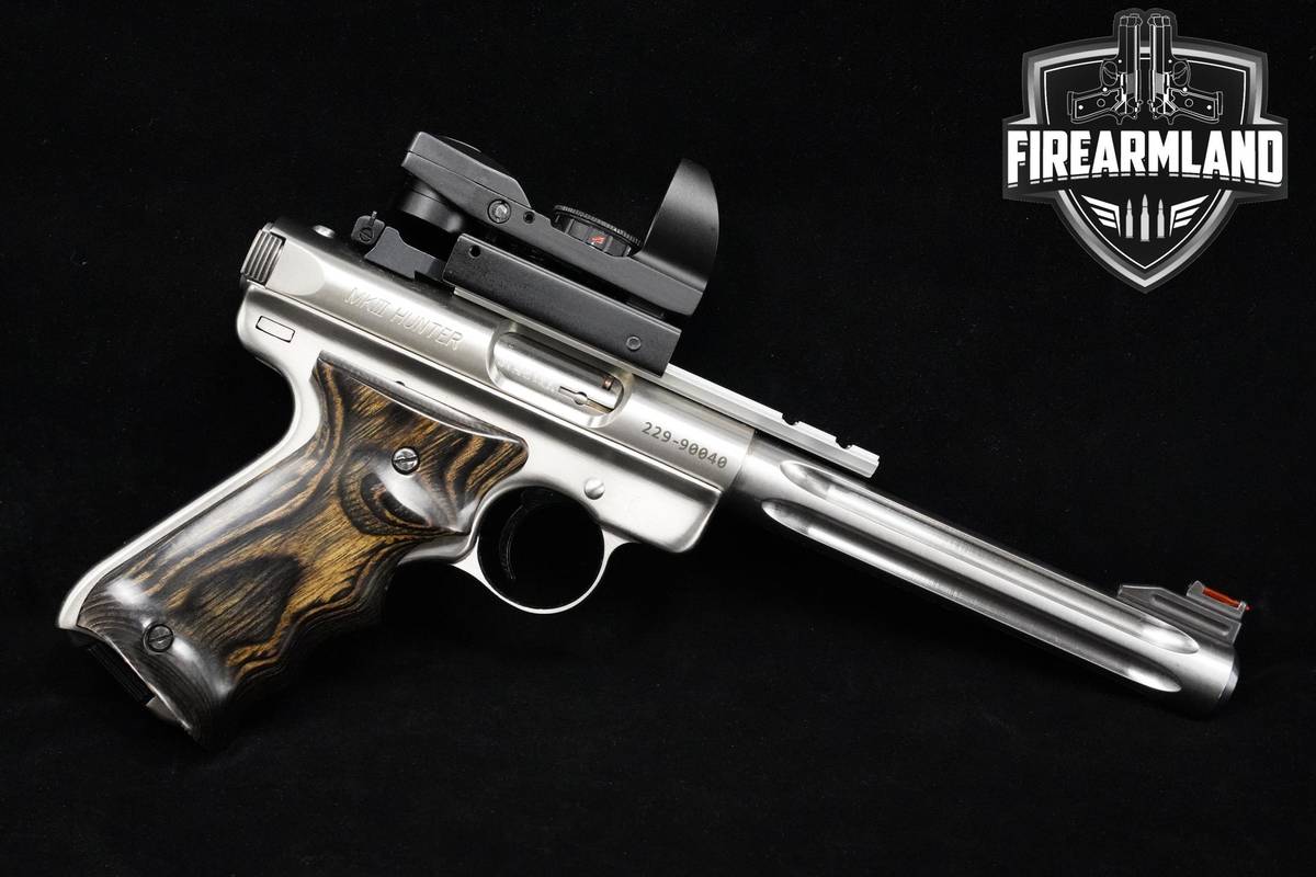 Ruger Mark III Target Hunter 22LR Ruger-Mark III +4MAGS & OG-CASE & RED-DOT