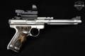 2010 Sturm Ruger Mark III Target Hunter .22 LR Satin Stainless in Very Good Condition Image 3