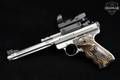 2010 Sturm Ruger Mark III Target Hunter .22 LR Satin Stainless in Very Good Condition Image 4