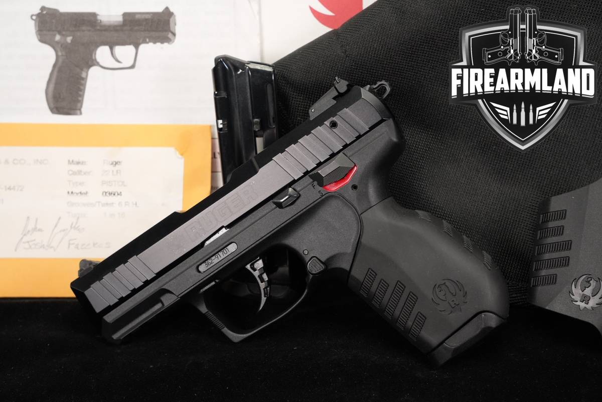 Ruger SR22 THREADED BARREL 22LR 3.5" SR 22 +2 MAGS & ORIG BOX