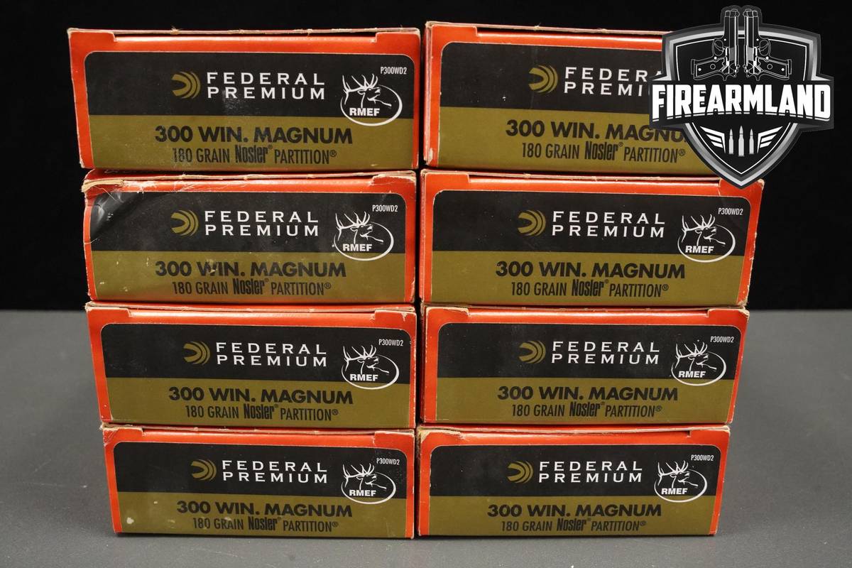 300 WIN MAG Ammo 300-WIN-MAG Ammunition 180 ROUNDS