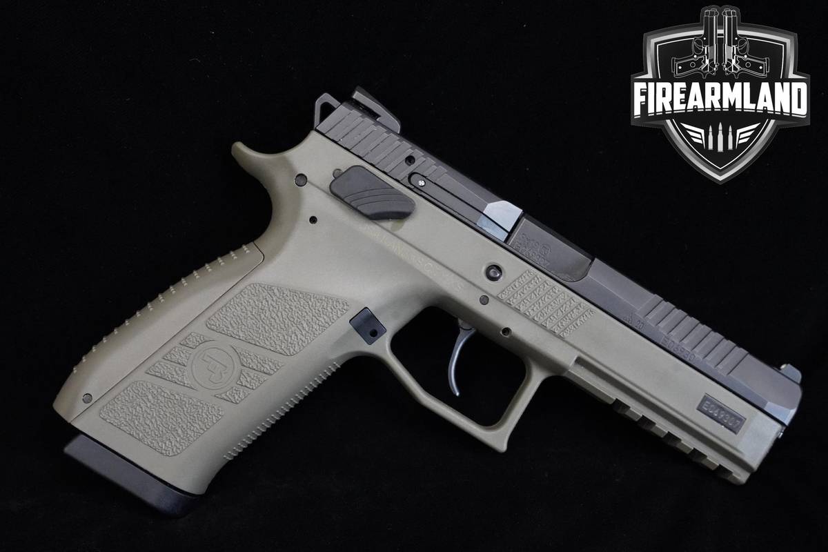 CZ P-09 9mm 4.5" ODG Two-Tone DA/SA CZ P09 +5 MAGS & ORIG CASE