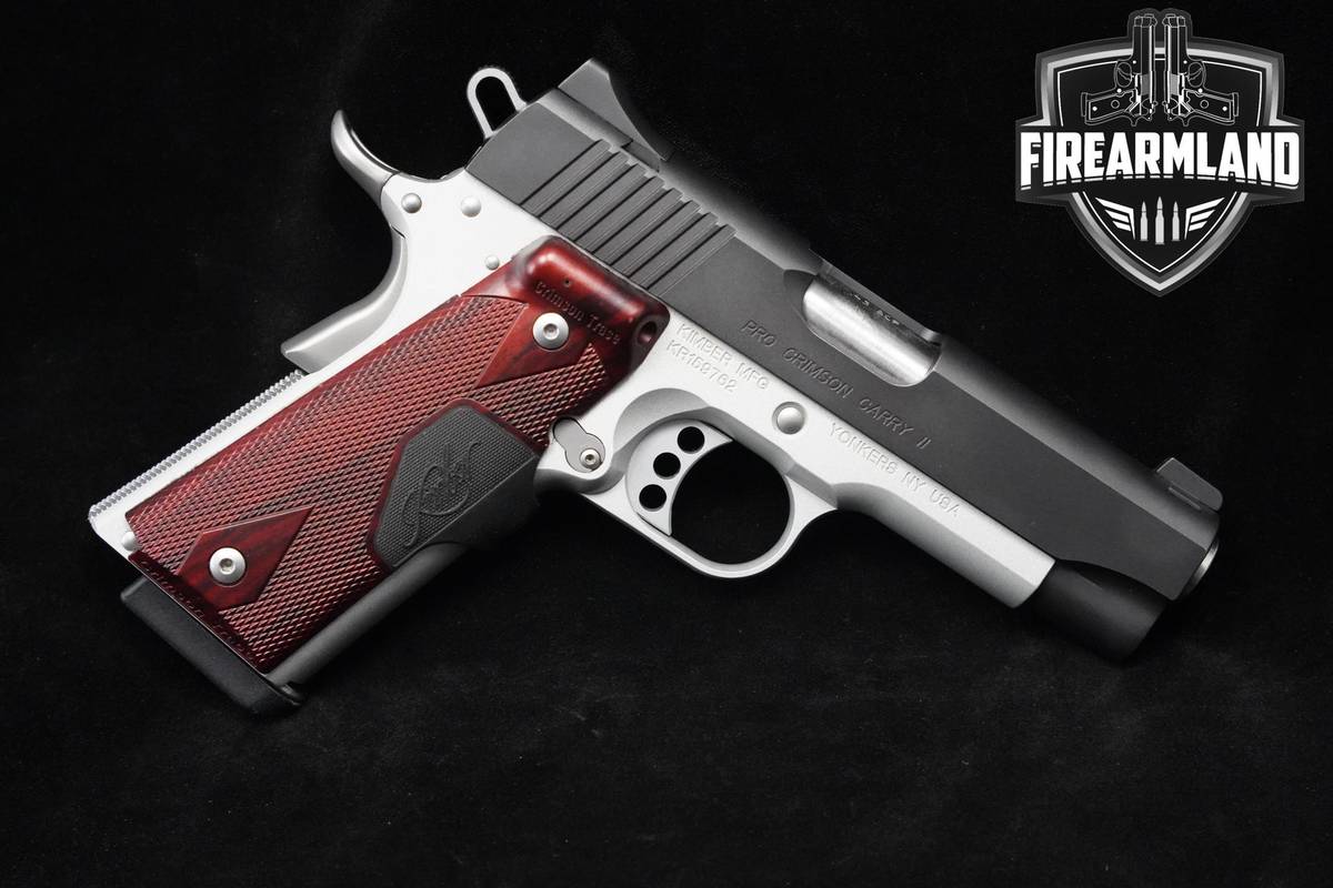 Kimber Pro Crimson Carry II 1911 45 ACP 4" Kimber 1911 +4 MAGS & ORIG CASE