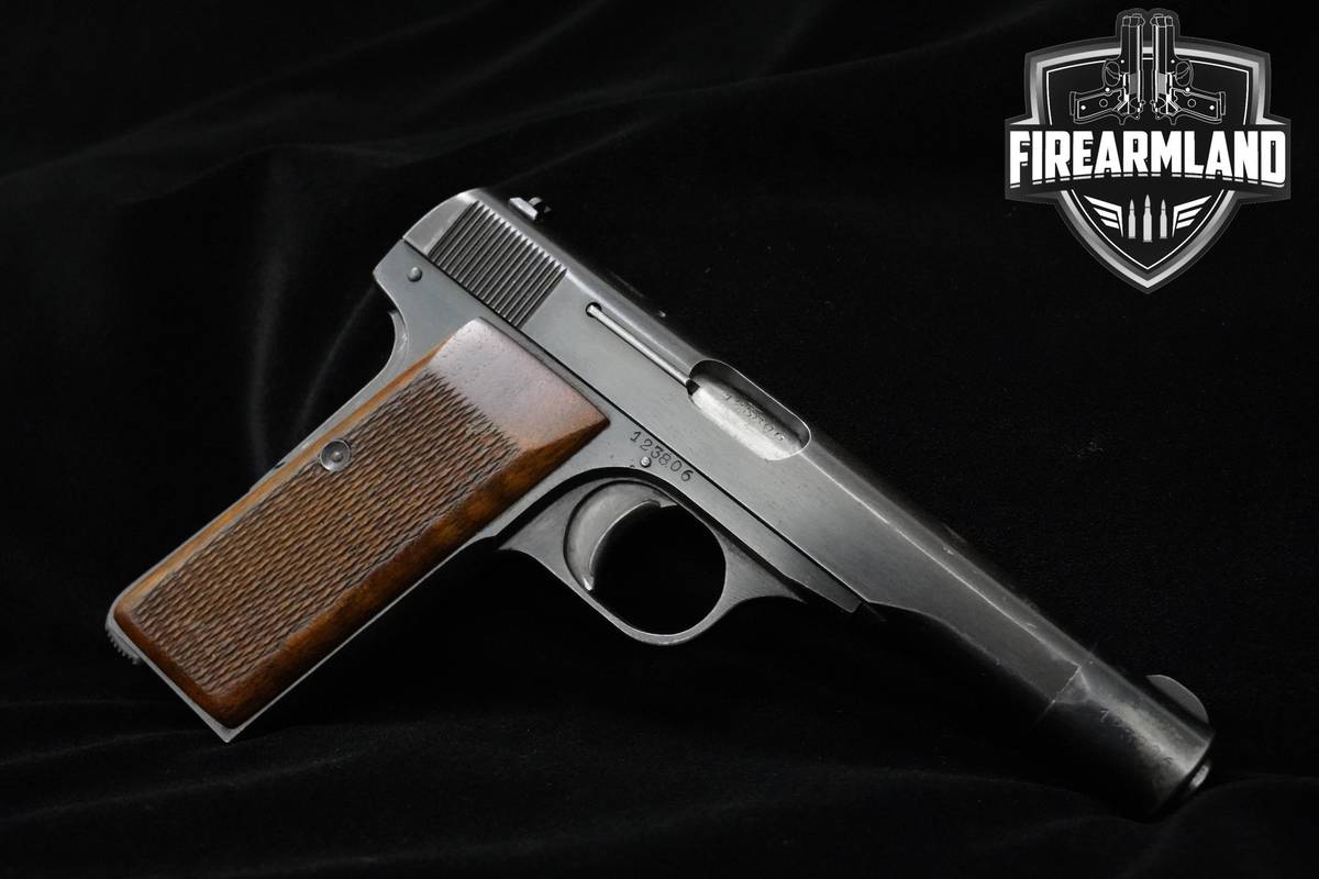 THIRD REICH 1941-43 WWII FN Model 1922 380 ACP 4.5" Blued FN 1922 M1922