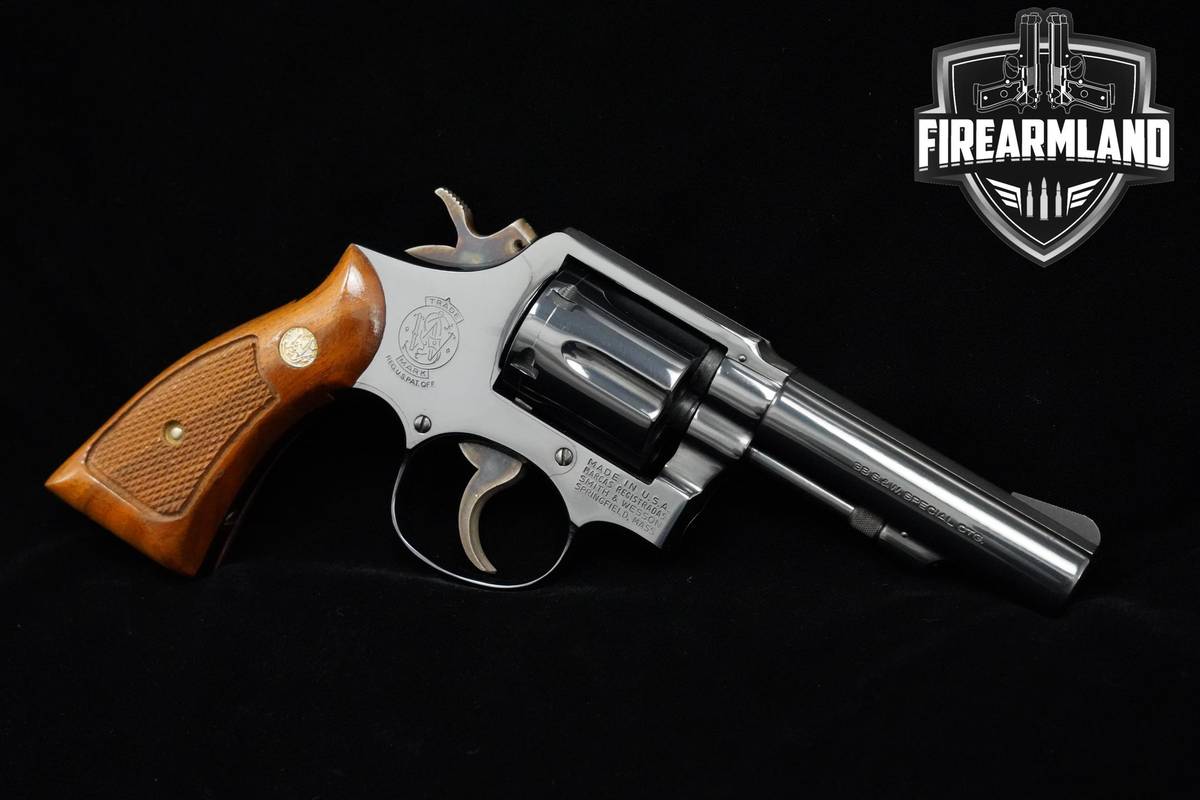 1973 Smith & Wesson (S&W) Model 10-6 38 Special 4" Blued S&W 10-6 +ORIG BOX