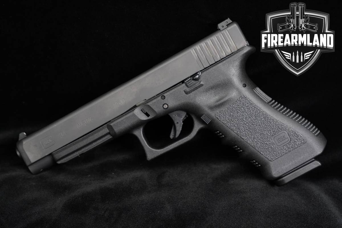 Glock 34 Gen3 9mm G34 Gen-3 +2 MAGS & ORIG CASE
