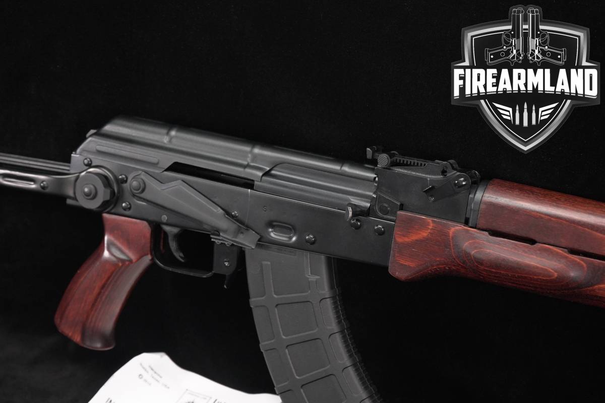 Interarms AKMS 47 7.62x39 AKM AK 16.3 Black & Laminated Wood AK47 THREADED