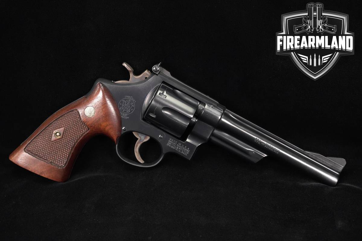 1959 Smith & Wesson S&W Model 28 Highway Patrolman 6" Blued DA/SA