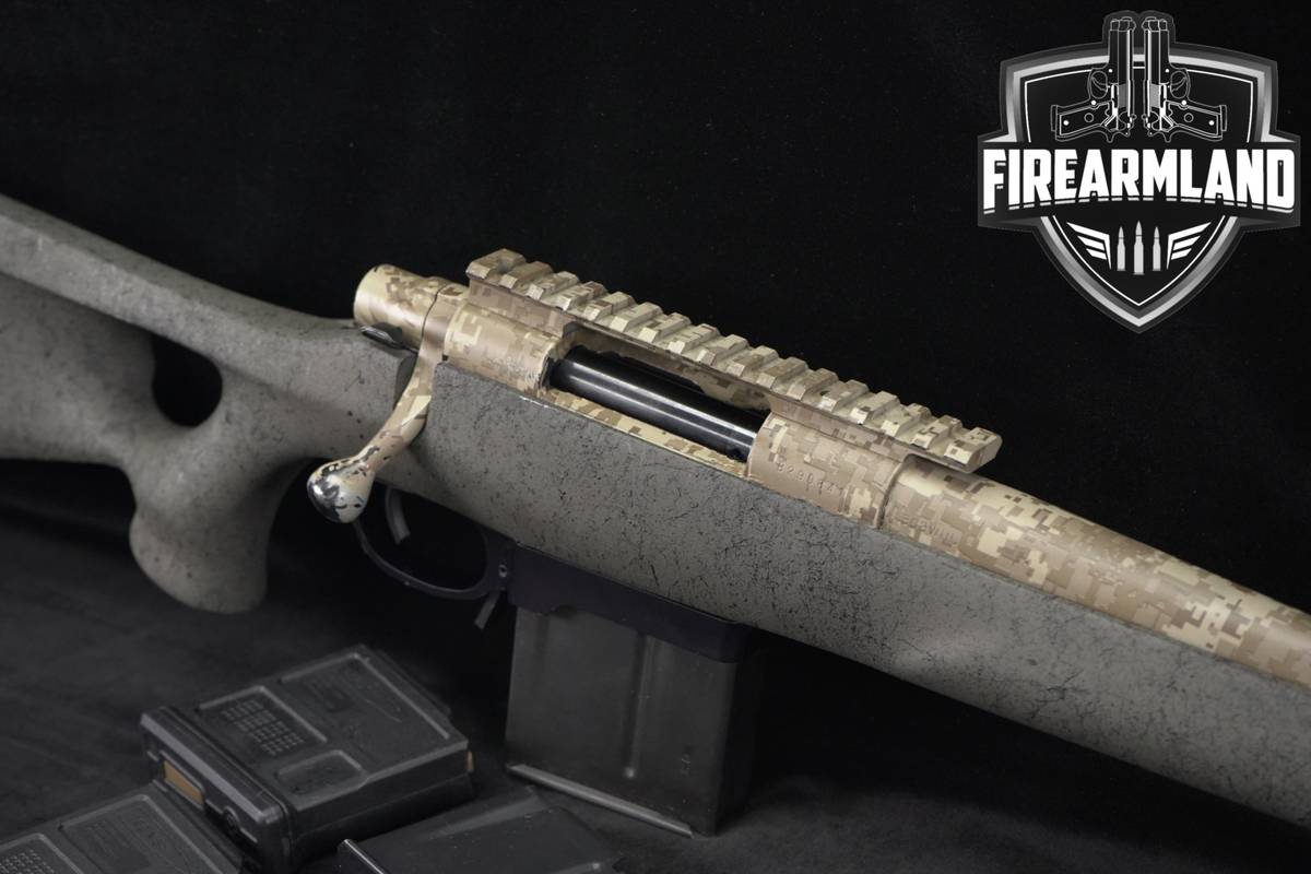Howa Model 1500 308 Winchester 20 Desert Tan Digital Camo THREADED +5 MAGS