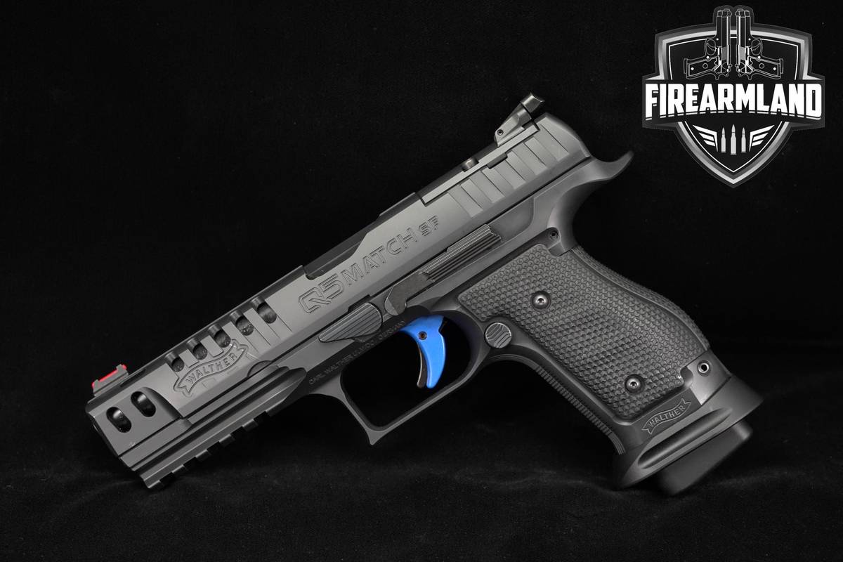 GERMAN Walther Q5 Match Steel Frame PPQ M2 9mm 5" +2 MAGS