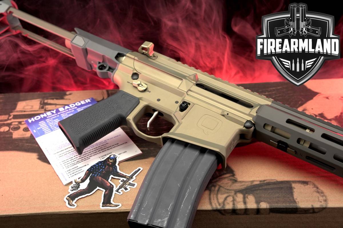 Q Honey Badger SBR 300 Blackout AR-15 AR15 7" M-Lok +ORIG BOX