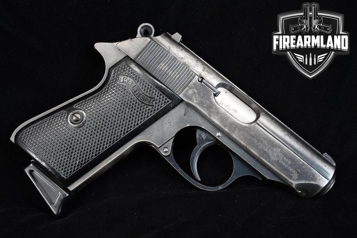1974 Walther Interarms PPK/S 380 ACP 3.3" Blued German Walther PPKS +2 MAGS