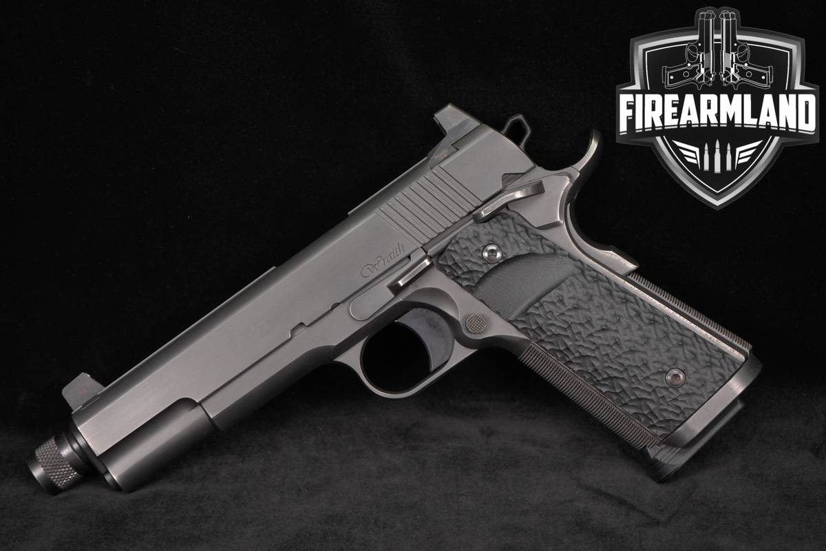 PRISTINE Dan Wesson Wraith 45 ACP 1911 5.75" Distressed Duty THREADED PDW