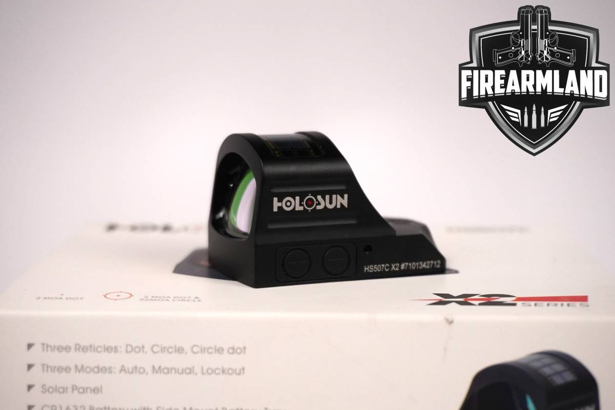 Holosun HS507C X2 Red 2 MOA Dot & 32 MOA Circle 507C 507