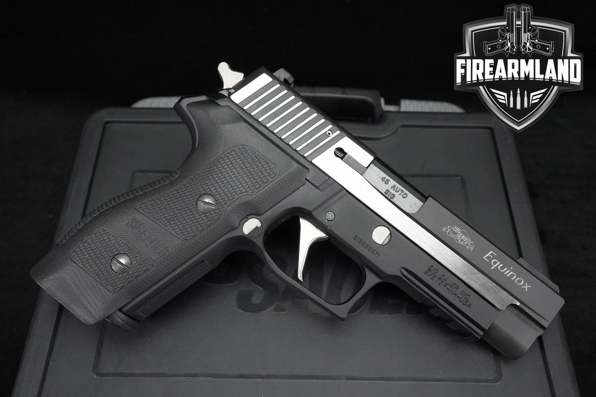 Sig Sauer P227 Equinox 45 ACP 4.4" Two-Tone P 227 +ORIG CASE